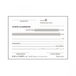 BLUERING Átvételi elismervény A6, 50x3lapos B. 13-67/A/VX Bluering® (NYOMTB1367A) - tintasziget