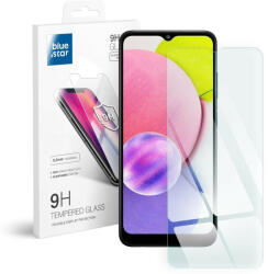 Blue Star Samsung Galaxy A03s / A03 / A04 / A04e üvegfólia, tempered glass, előlapi, edzett, Bluestar