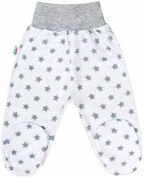 NEW BABY Baba lábfejes nadrág New Baby Classic II szürke csillagokkal - babyboxstore - 2 690 Ft