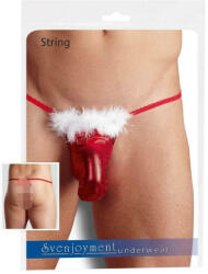 Svenjoyment Meglepetés karácsonyi tanga férfiaknak - piros (S-L) - shop