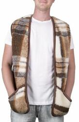 Vlnka Merino gyapjú mellény - kockás ruházat méretei 3XL