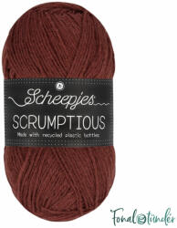 Scheepjes Scrumptious 367 Salted Caramel Brownie - barna akril fonal