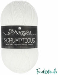 Scheepjes Scrumptious 302 Buttercream Icing - fehér akril fonal