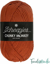 Scheepjes Chunky Monkey 1723 Flame - tüzes narancs akril fonal