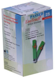 Easy Touch Tesztcsík Easy Tuch vércukor 25 db