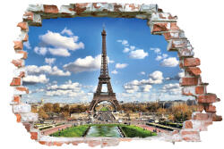 4 Decor Sticker cu efect 3D - Turnul Eiffel