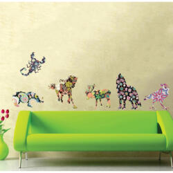 4 Decor Sticker Abstract animale 1 Decoratiune camera copii