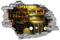 4 Decor Sticker cu efect 3D - Garaj