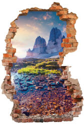 4 Decor Sticker cu efect 3D - Tre Cime di Lavaredo