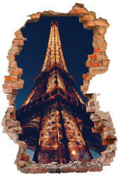 4 Decor Sticker cu efect 3D - Turnul Eiffel de jos