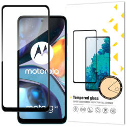 MG Full Glue Super Tough sticla temperata pentru Motorola Moto G22, negru