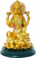 Zeita bogatiei Lakshmi, remediu bani si snoroc, statueta Laxmi mare 11 cm
