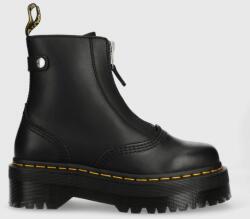 Dr. Martens bőr csizma Jetta fekete, női, platformos, - fekete Női 41
