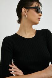 By Malene Birger gyapjú pulóver könnyű, női, fekete - fekete XS - answear - 60 990 Ft