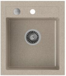 Quadron Chiuveta compozit incastrata Quadron Pop Johnny 100 bej 43x50 cm (HCQJ4350BEZK) Chiuveta