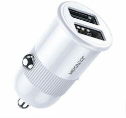 JOYROOM C-A06 autós töltő 2x USB 3.1A, fehér