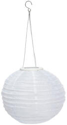 Lumineo Napelemes lampion 28 cm fehér (40101165)