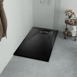 vidaXL Cădița de duș, negru, 80 x 80 cm, SMC (144776) - vidaxl