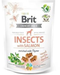 Brit Care Dog Crunchy Cracker Insecte bogate în somon 200g