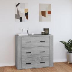 vidaXL Servantă, gri sonoma, 80x33x70 cm, lemn compozit (816582) Comoda