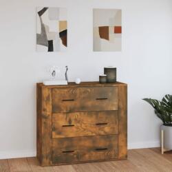 vidaXL Servantă, stejar fumuriu, 80x33x70 cm, lemn compozit (816581) Comoda