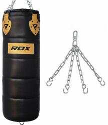 RDX Set sac box profesional RDX, piele, include lant rotativ (PBL-P1B-4FT-4-ft-negru)