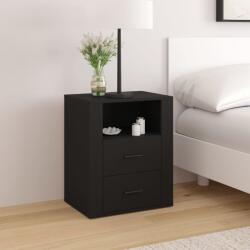 vidaXL Noptieră, negru, 50x36x60 cm, lemn prelucrat (816729)