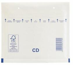 Bluering Légpárnás tasak CD szilikon külsõ méret 200x175mm, belsõ méret 180x165mm, Bluering® fehér - tonerpiac