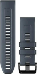 Garmin Curea Garmin QuickFit 26 mm, silicon, albastru grafit, cataramă neagră (Fenix 7X/6X/5X, Tactix, etc. )