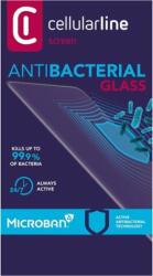 Cellularline Antibiom Samsung Galaxy S21 Plus 5G Edzett üveg kijelzővédő (TEMPMICCAGALS21PLK)