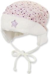 Sterntaler Pălărie pentru copii Sterntaler - 45 cm, 6-9 luni, alb cu roz (4401620)