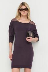 Patrizia Pepe rochie din lana culoarea violet, mini, mulata 9BYY-SUD0HN_45X