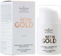 Farmona Professional Cremă cu efect de lifting pentru zona ochilor - Farmona Retin Gold Lifting & Illuminating Eye Cream 50 ml