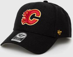 47 brand 47brand șapcă NHL Calgary Flames culoarea negru, cu imprimeu 99KK-CAU0EO_99X (H.MVP03WBV.BKE)