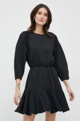 Sisley rochie culoarea negru, mini, evazati 9BYY-SUD1DA_99X