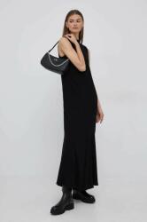 Calvin Klein rochie culoarea negru, maxi, drept 9BYY-SUD1WA_99X