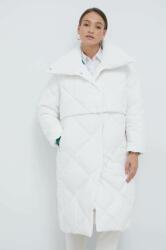 Calvin Klein geaca de puf femei, culoarea alb, de iarna, oversize 9BYY-KUD0U4_00X