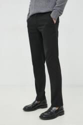 Tommy Hilfiger pantaloni barbati, culoarea negru, cu fason chinos 9BYY-SPM0CN_99X