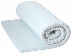 Bedora Topper Bedora Arctic Cool Gel 90x200 cm, spuma memory cool gel, moale, 4cm, husa detasabila, lavabila, antialergica