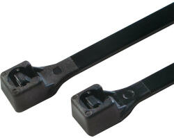 Logilink kábelkötegelő szett, 100db, 40cm fekete (KAB0040B) (KAB0040B)