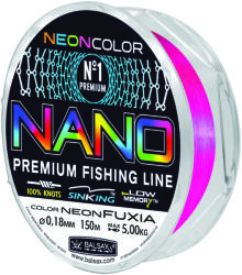 Balsax nano neon fuxia 0, 22mm/150m monofil zsinór (BX-NNF-022-150) - sneci