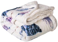 4-Home Pătură imitație de blăniță Feather, 150 x 200 cm