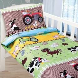 Bellatex Lenjerie de pat din bumbac, pentru copii, AgataFarma, 90 x 135 cm, 45 x 60 cm, 90 x 135 cm, 45 x 60 cm