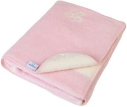 BabyMatex Pătură de copii Teddy, roz, 75 x 100 cm Patura