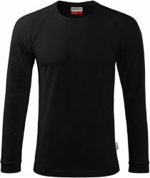 MALFINI Tricou cu mănecă lungă pentru bărbați Street LS - Neagră | XL (1300116)