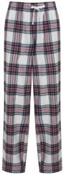 SF (Skinnifit) Pantaloni de pijama din flanelă pentru femei - Albă / roz | XL (SK083-1000251282)