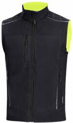 ARDON Vestă de iarnă softshell VISION - Neagră / galbenă | 4XL (H5972/4XL)