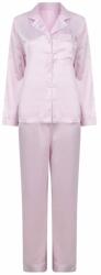 Towel City Pijama lungă din satin pentru femei - Deschisă roz | XL/XXL (TC055-1000290584)
