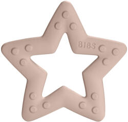 BIBS rágóka - csillag púderrózsaszín