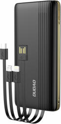 Dudao Baterie Externa Dudao K4Pro 10000 mAh - Cabluri Integrate, USB, USB-C, Micro-USB, Lightning (K4Pro-10000)